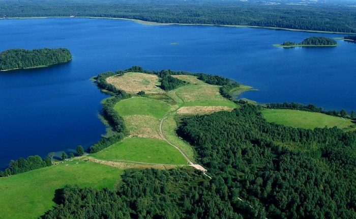 Plateliai lake in Lithuania