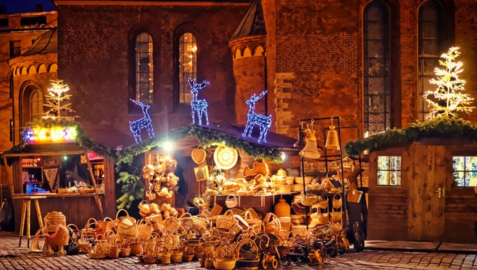 Riga new year market