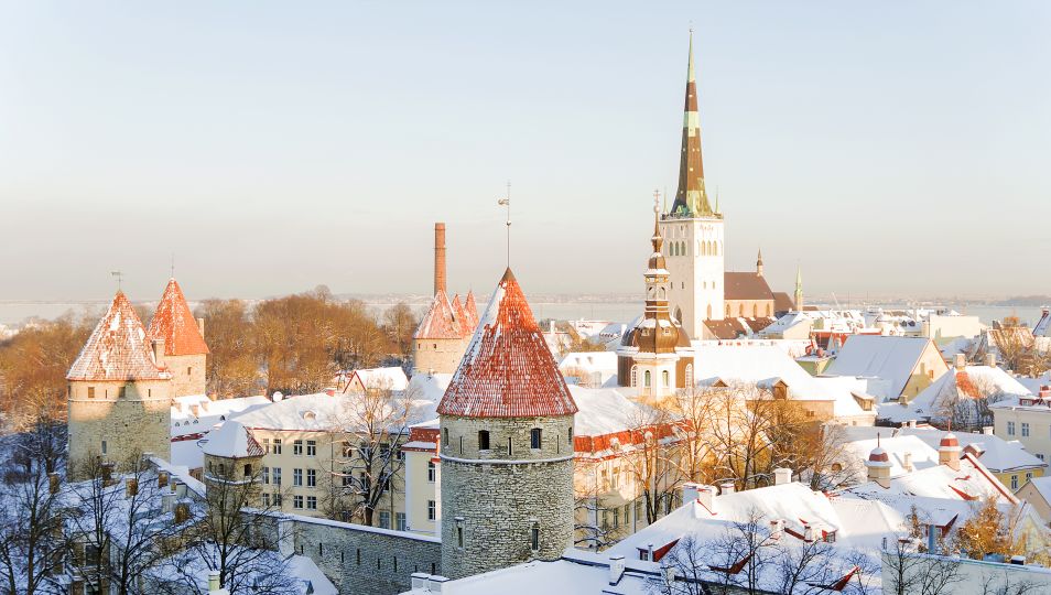 Cold winter in Tallinn