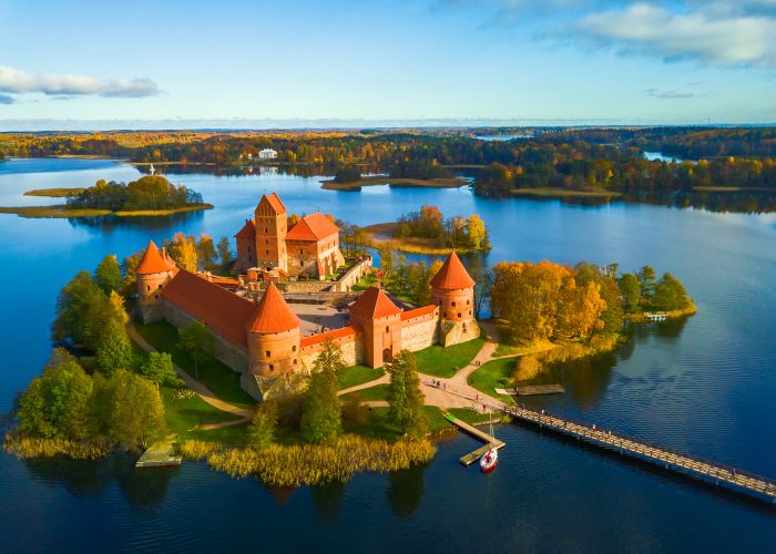 Trakai castle in summer time