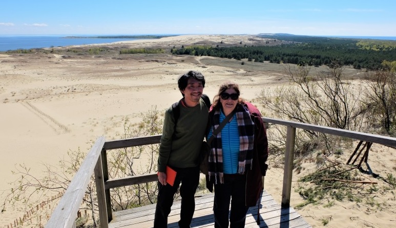 Travel in Baltics clients in Curonian spit