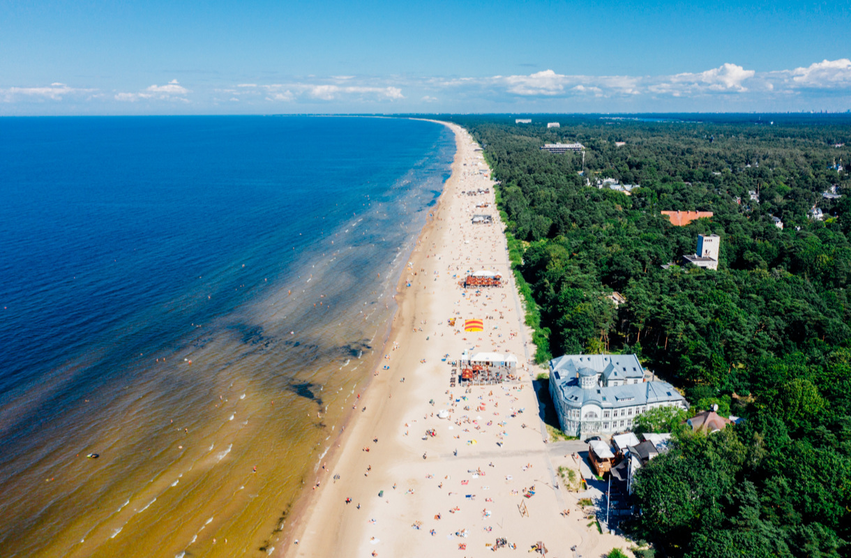 Baltic coast in Latvia