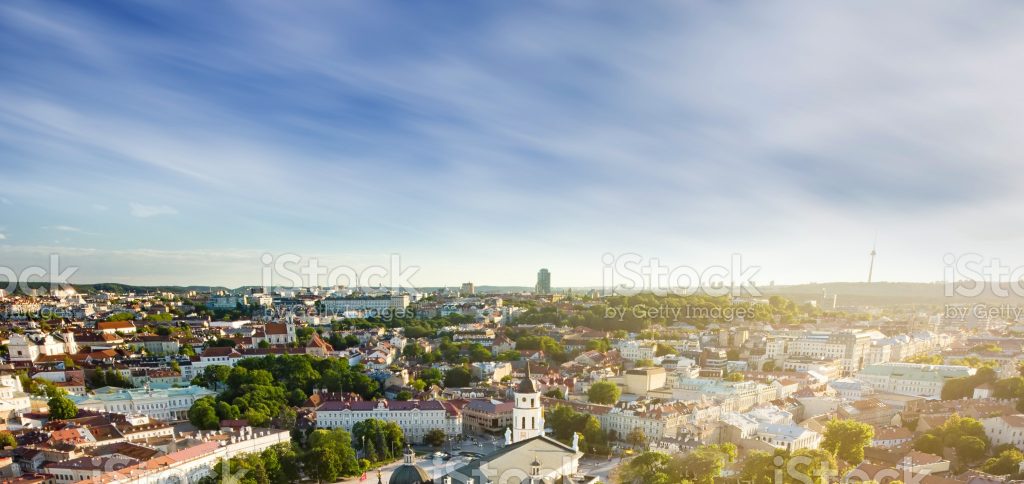 Vilnius from bird view