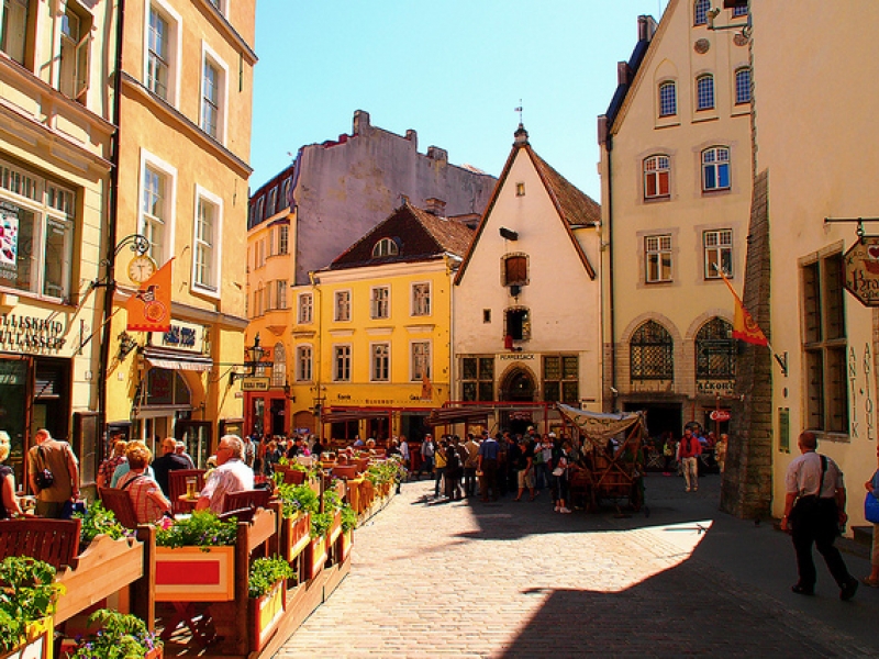 Old town street in Tallinn